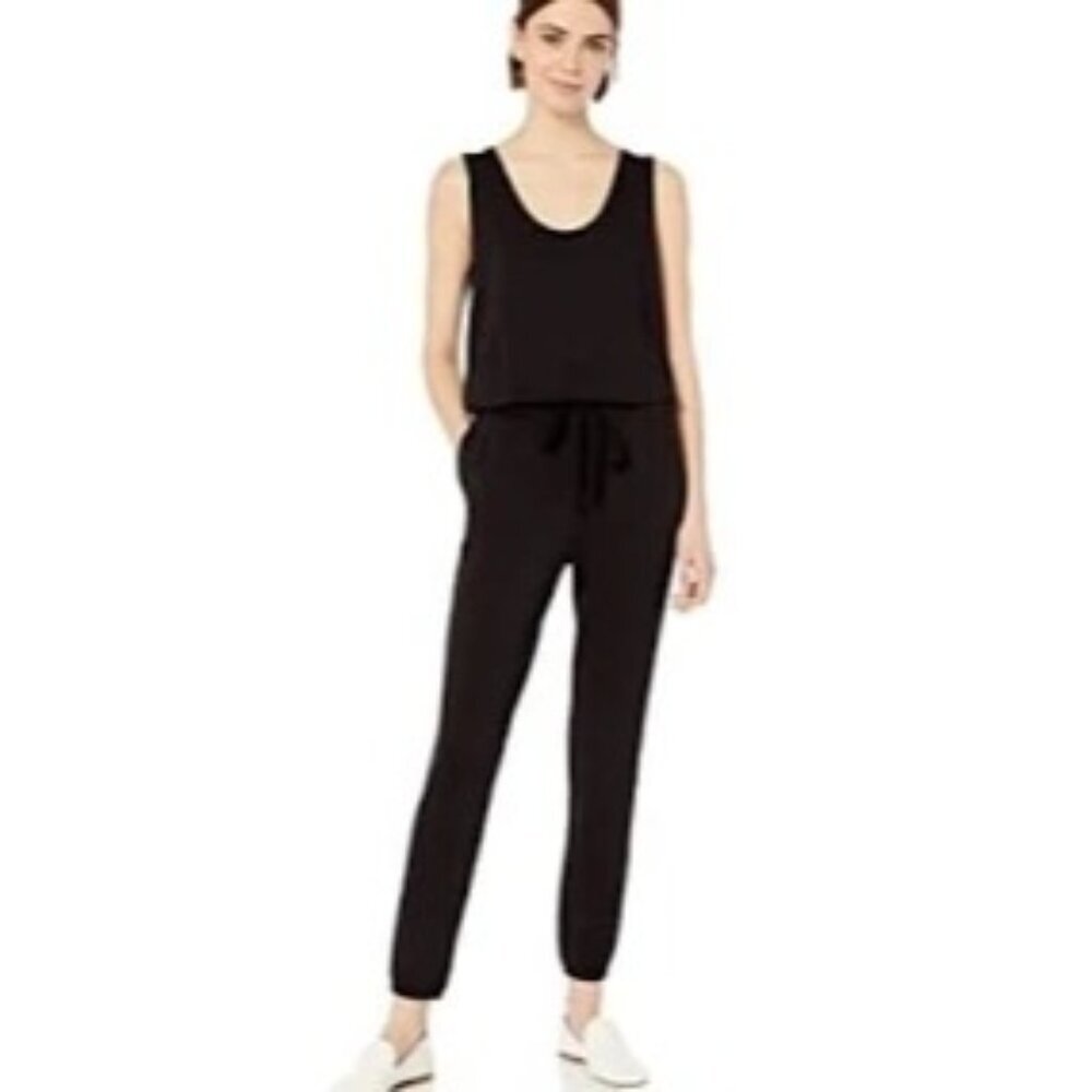 Daily Ritual Women's Supersoft Terry Relaxed-fit Sleeveless Jumpsuit Size Large
